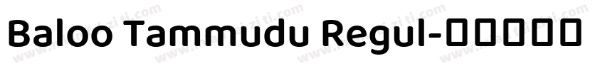 Baloo Tammudu Regul字体转换